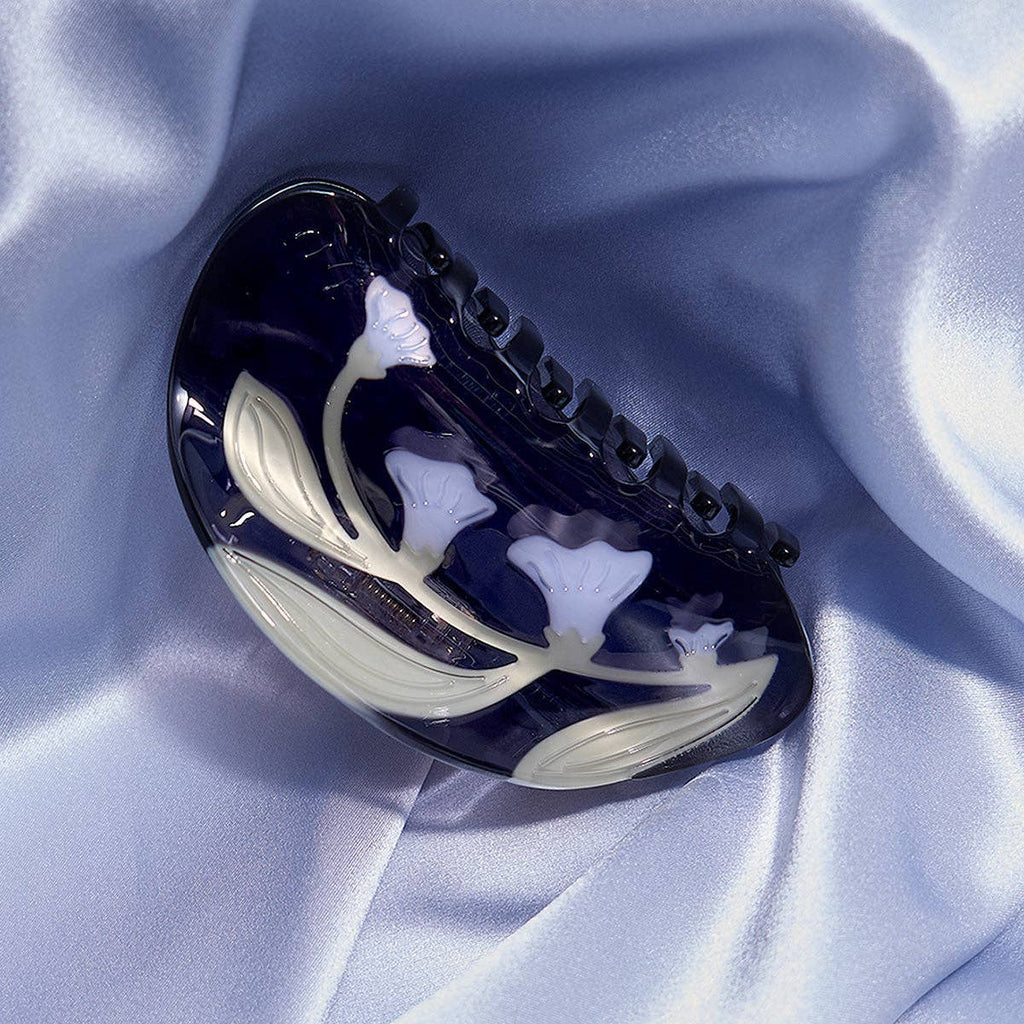 WINONA IRENE - Moonflower Vine Women's Acetate Hair Claw Accessory
