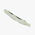 WINONA IRENE - Jade Fish Green Acetate Women's French Barrette Hair Clip